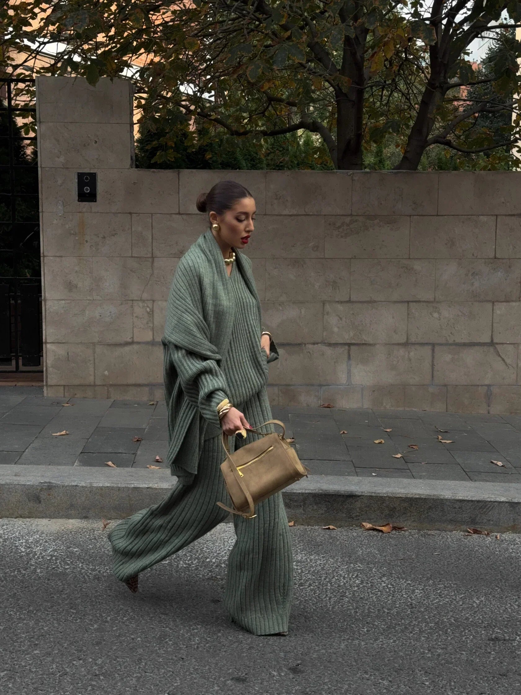 Zhykish | Elegantes Winter-Strickset Mit Schal