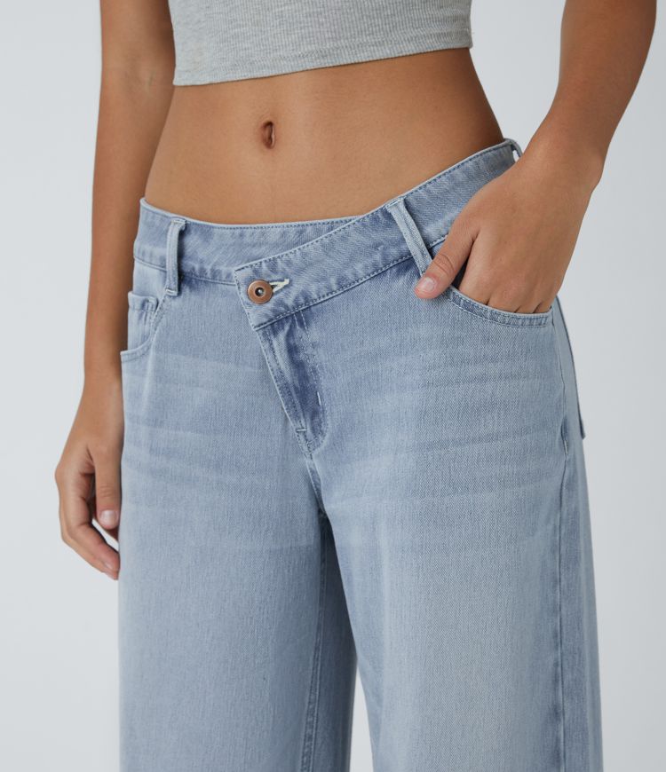 Amilza | Locker Geschnittene Denim-Hose
