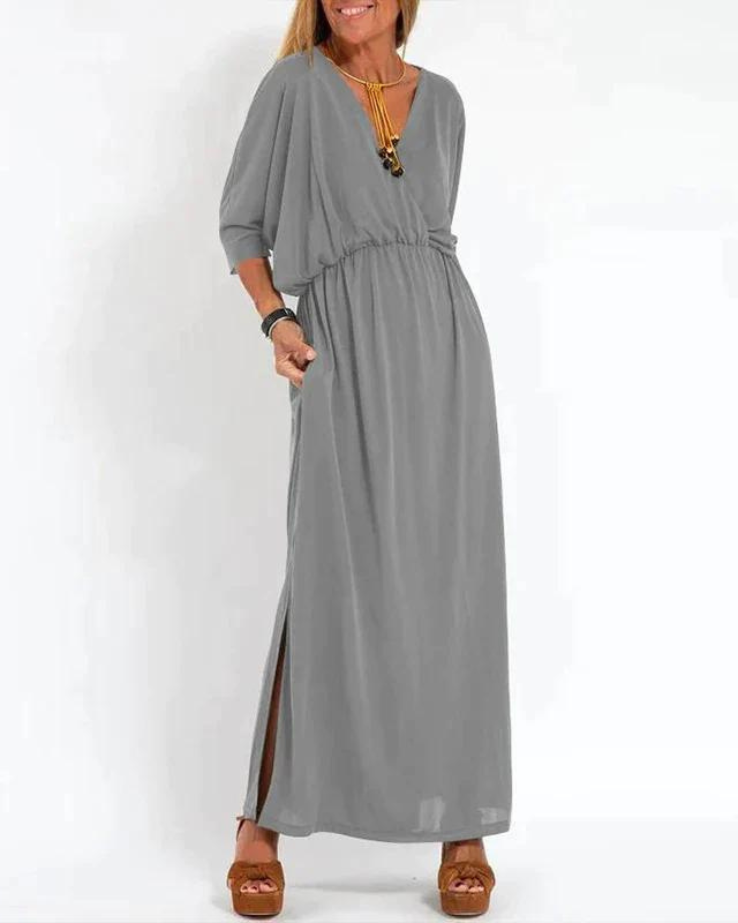 Laynie | Elegantes Vintage-Maxikleid