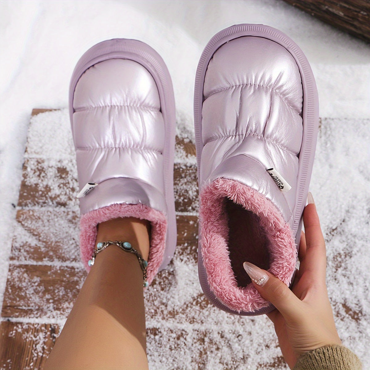 Makayla | Slip-On Schneestiefel für Damen, gemütlich & funktional