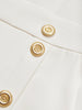 Nice | Einfarbiges Midikleid mit Knopfleiste