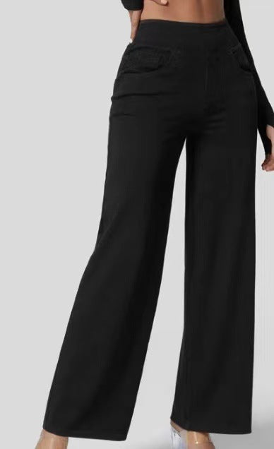 Carolina | Damen-Jeans, High Waist & weites Bein