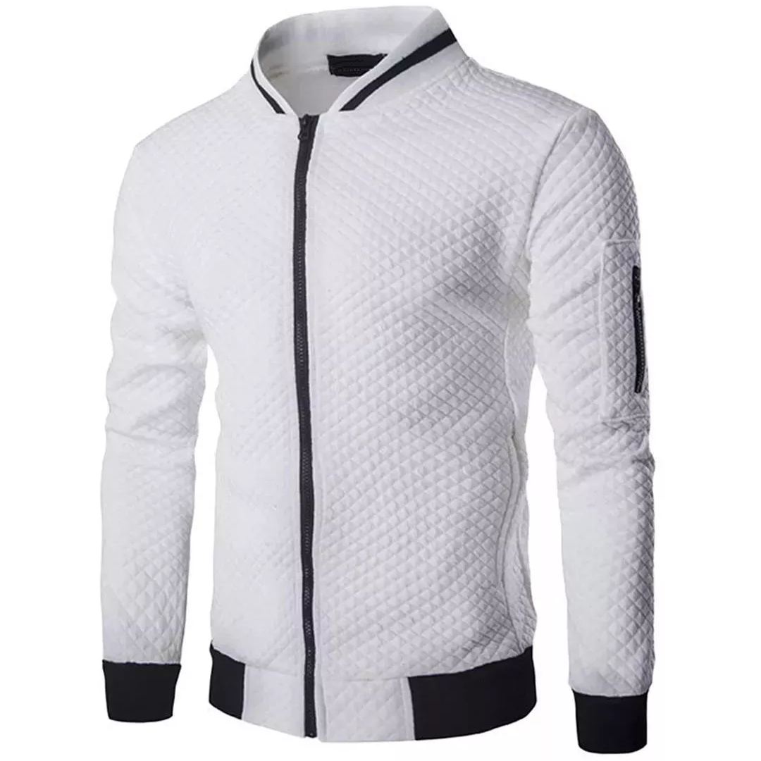 Ruppert | Jacquard Zip-Bomberjacke
