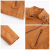 Clarisa | Gewaschene Lammfell-Lederjacke