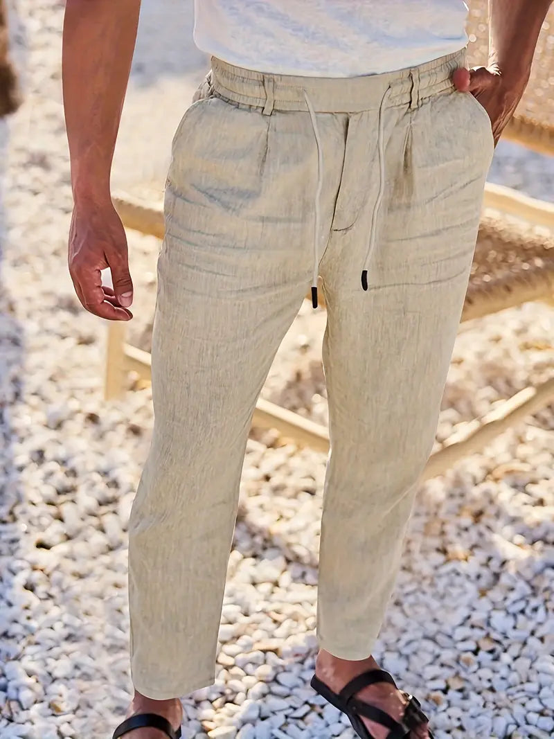 Jacob | modische lockere Leinenhose für den Sommer