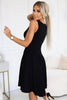 Aveline™ | Stilvolles Kleid mit raffiniertem längerem Rücken