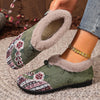 Arya | Warme, weiche Schuhe für Damen mit zartem Blumenprint