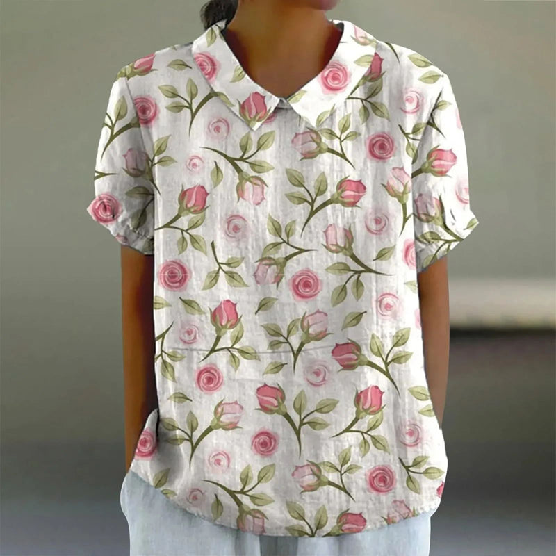 Elsa | lässige Bluse im Blumendesign