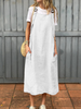 Lina | lässiges Damen-Outfit aus natürlichem Leinen und Baumwolle.
