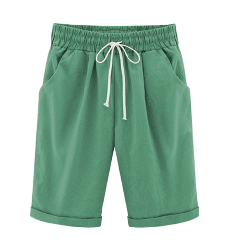 Alexandria | Lässige Übergrößen-Shorts mit elastischem Bund