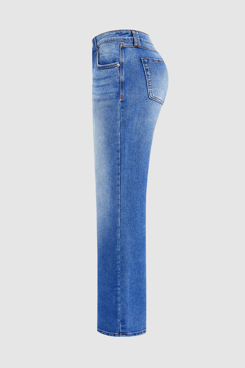 Rosalina | Damen Straight-Leg Jeans