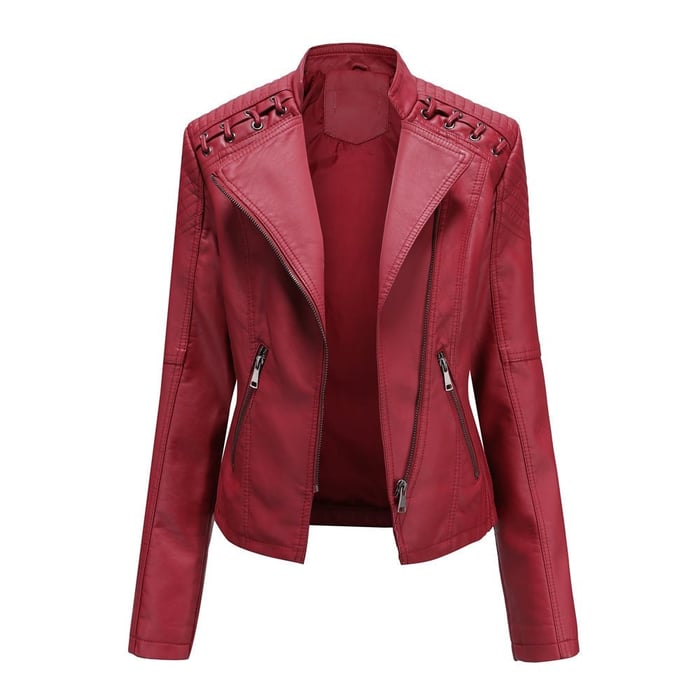 Clarisa | Gewaschene Lammfell-Lederjacke
