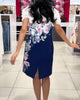 Jaliyah | verspieltes Kleid mit Puffärmeln und V-Ausschnitt