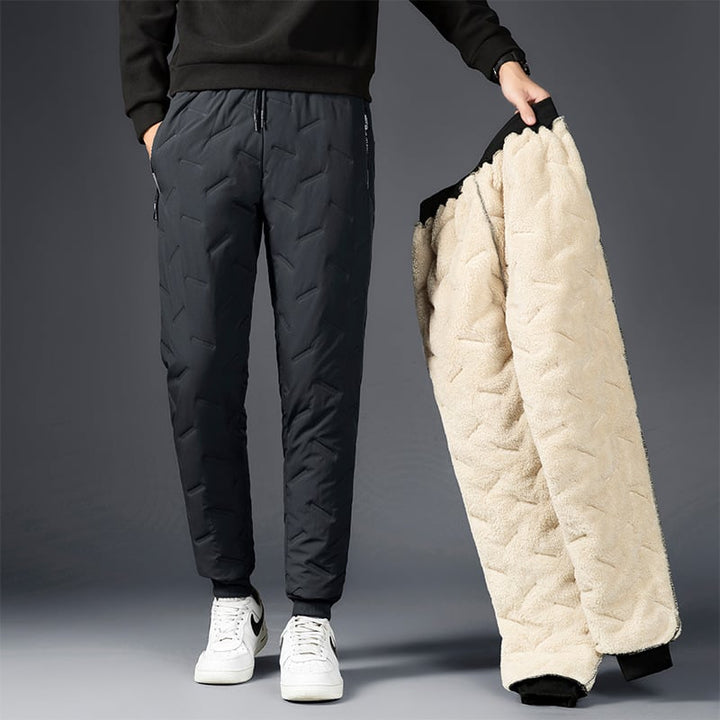 Leo | Unisex Fleece-Winterhose | BLACKFRIDAY RABATT! - Schwarz / XS