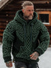 Paul | Wikinger-Strickpullover mit Kapuze