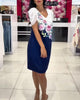 Jaliyah | verspieltes Kleid mit Puffärmeln und V-Ausschnitt