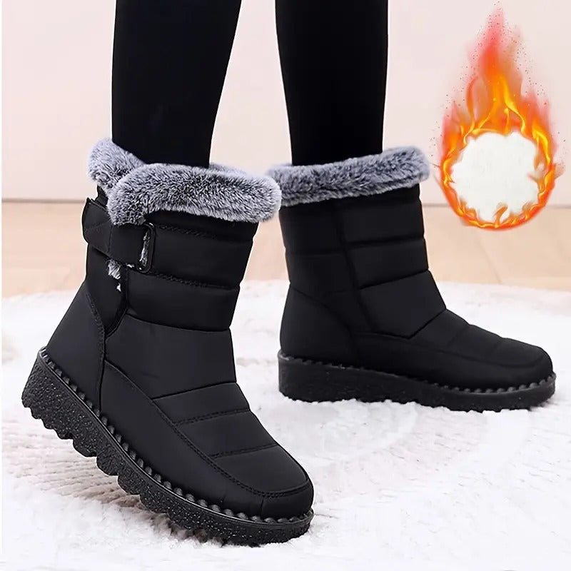 Willa | Winterstiefel aus Leder für Damen, warm & robust