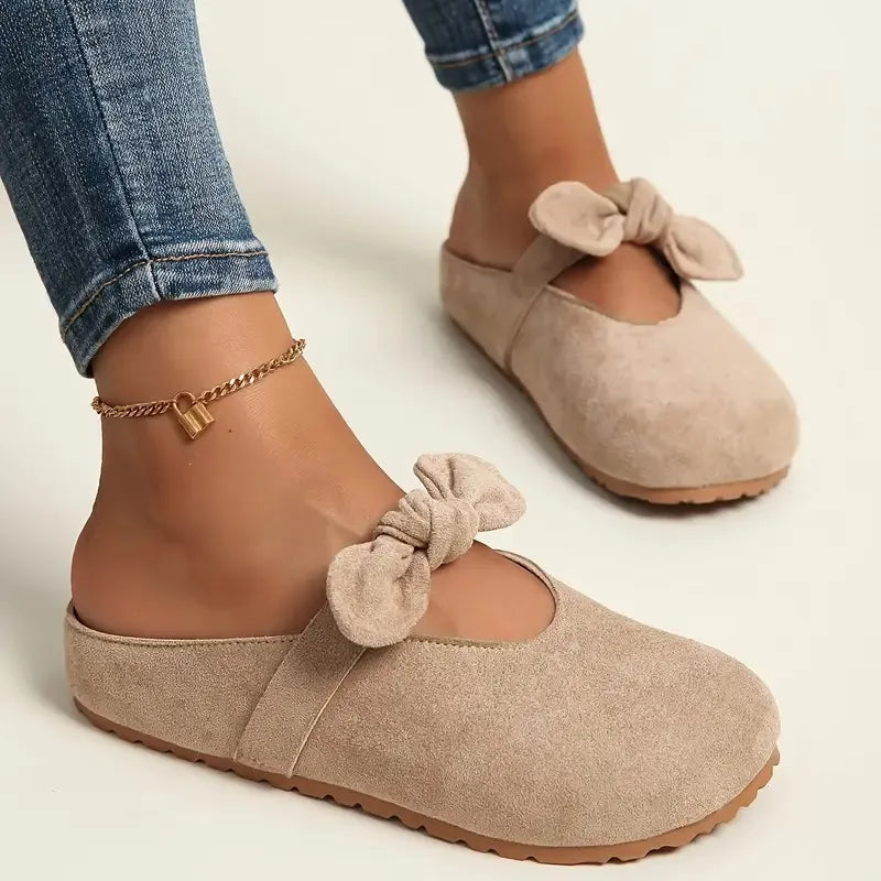 Muvey | Damen-Mules mit Schleife
