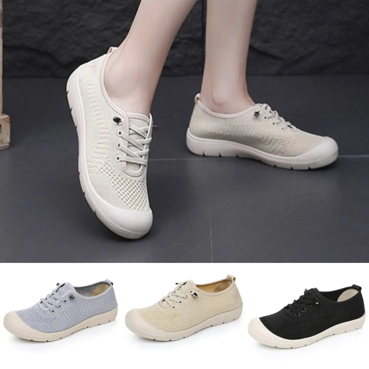 Lynn | Rutschfeste flache Schuhe für Frauen