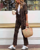 Sheenah | Elegantes Set mit Leopardenmuster