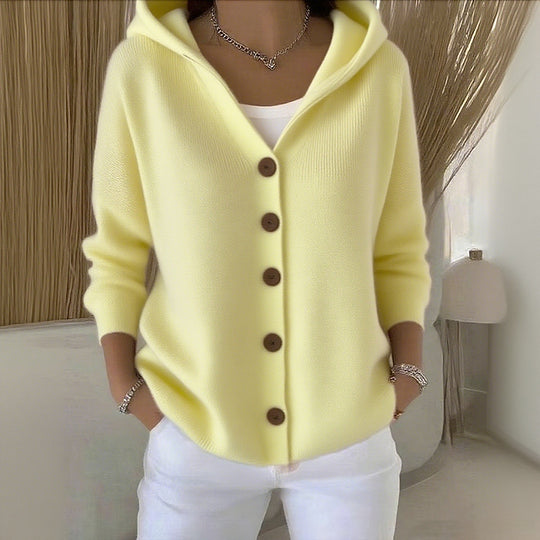 Layla™ | Klassische Damenstrickjacke mit langen Ärmeln