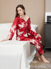 Nola | luxuriöses Damenpyjama-Set mit kontrastierender Bindung