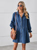 Lillian | Modisches Denim-Kleid mit Knopfleisten-Detail