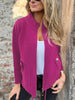 Ofelia | Fleecejacke mit strukturiertem Stehkragen