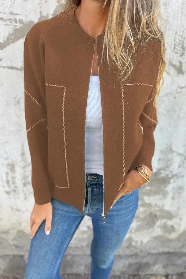 Tyra | modische leichte Jacke mit Reißverschluss für den Sommer