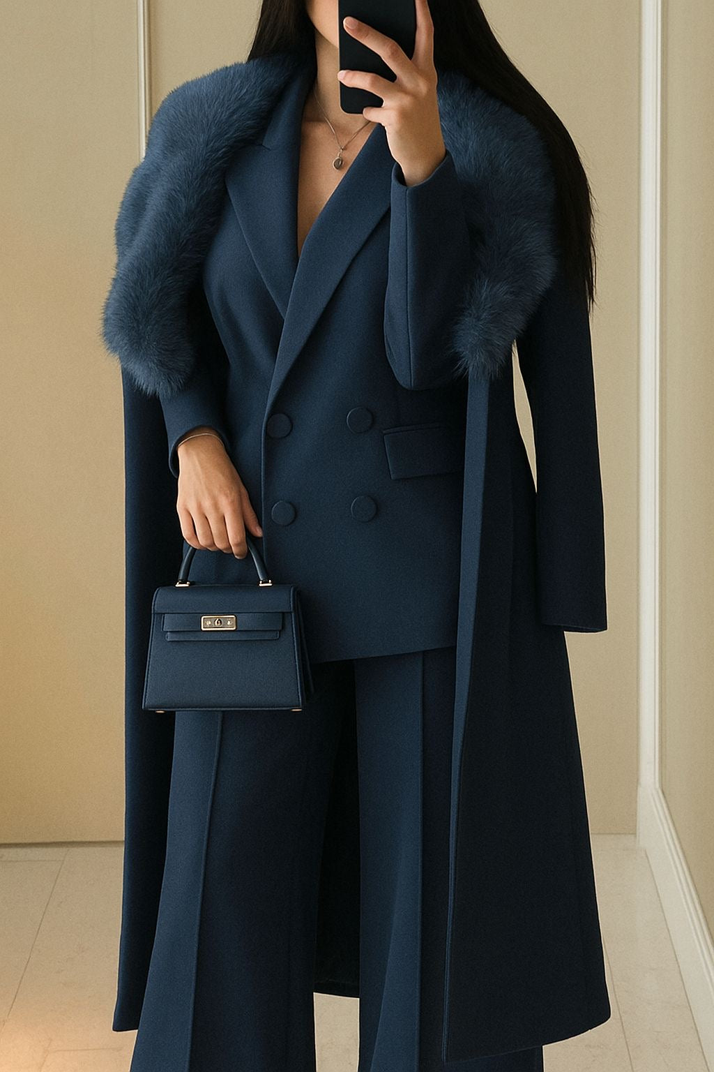 Shera | Luxuriöses Mantel-und-Anzug-Ensemble