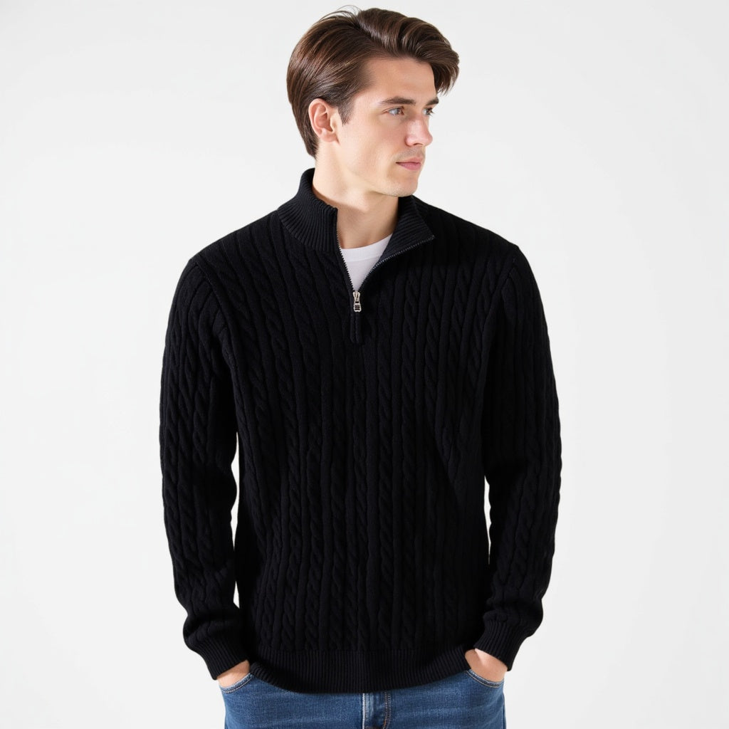 Gregory | Luxe Reißverschlusspullover