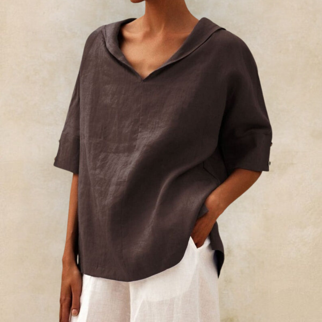 Khiara | Stilvolle VV-Bluse für Damen