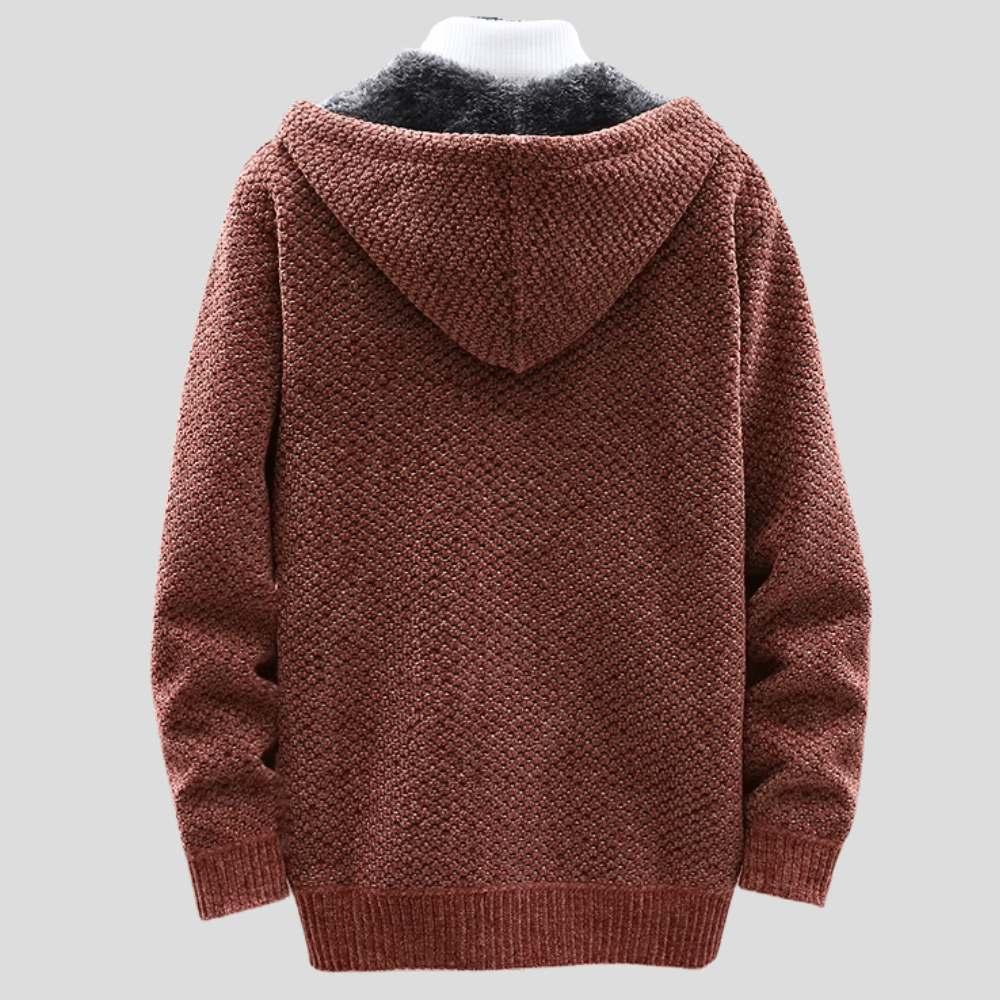 Vincent | Modischer Strick-Hoodie für Herren