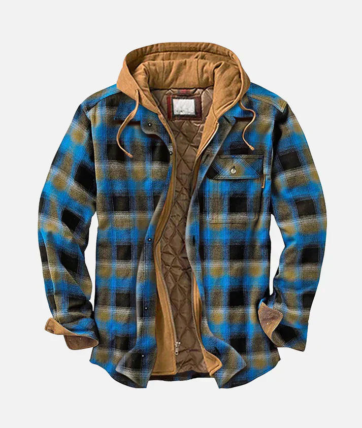 Duncan | Karierte Patchworkjacke