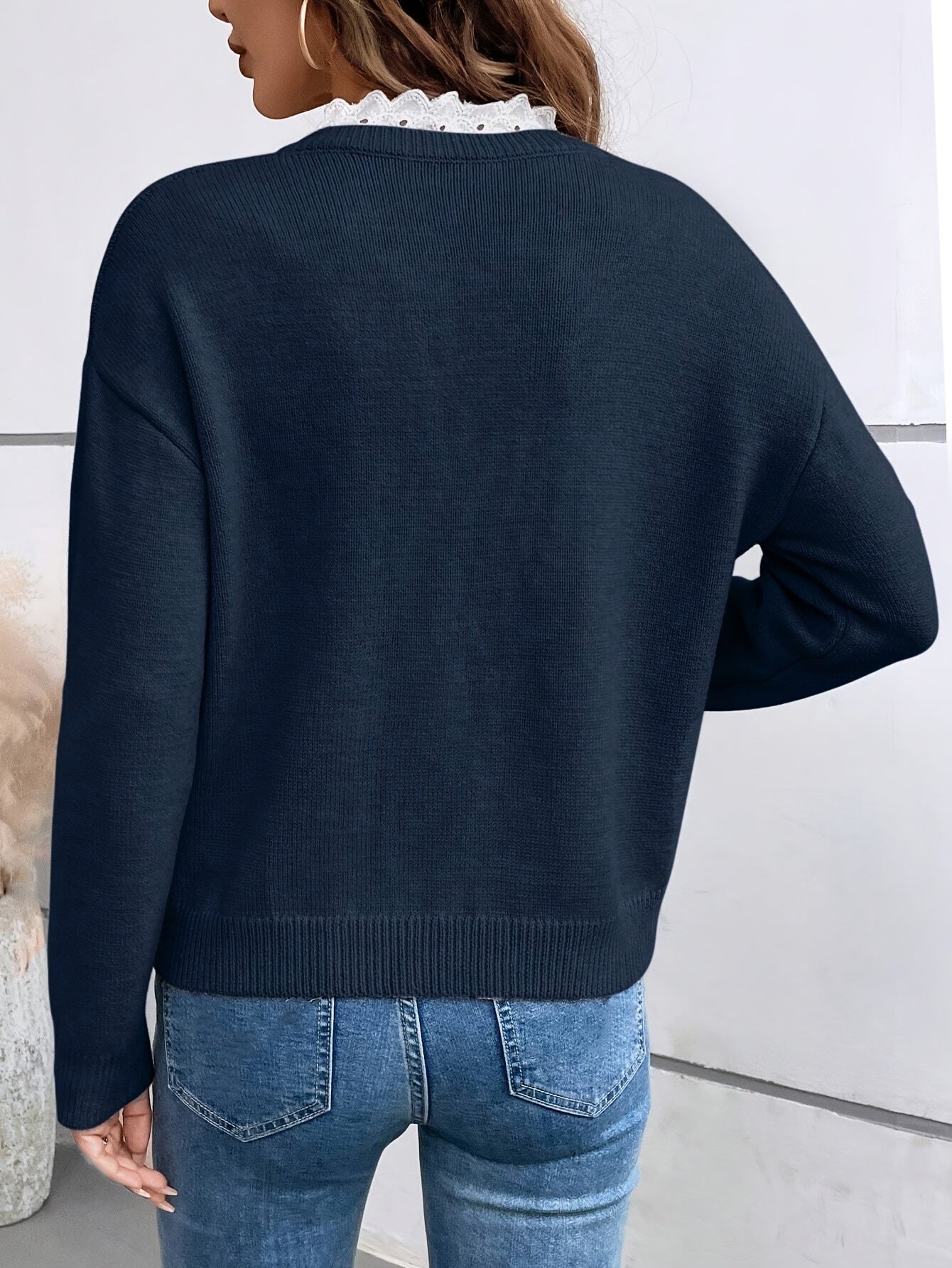 Sodra | Elegante Bluse mit Spitzenkante