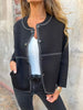 Feli | Femininer Cardigan-Pullover mit Knopfleiste