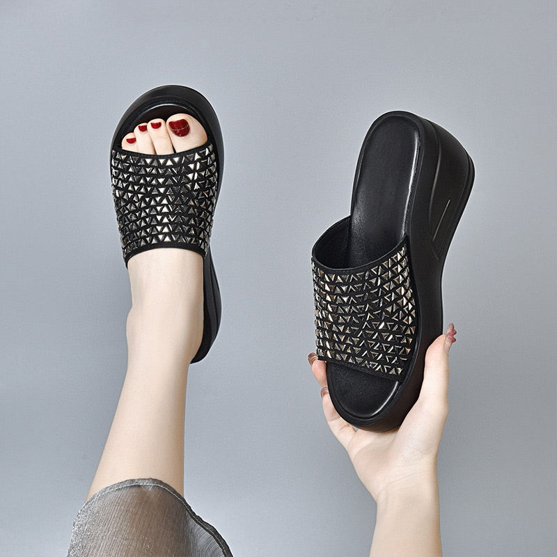 Blessie | Funkelnde Trend-Sandalen