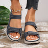 Jennaya | Bequeme Damen-Keilsandalen mit Klettverschluss