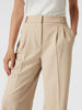 Nora | Weite Damenhose - Beige / S