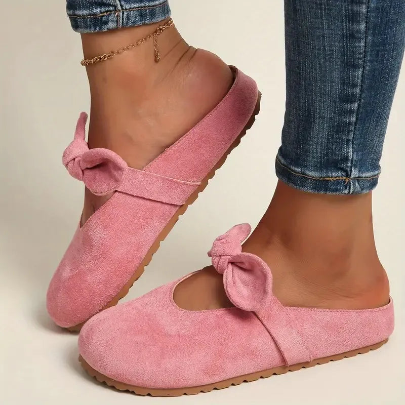 Muvey | Damen-Mules mit Schleife