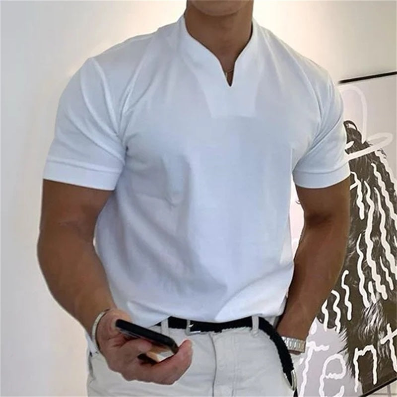 Gibsson | Flexibles Business-Casual T-Shirt für Männer