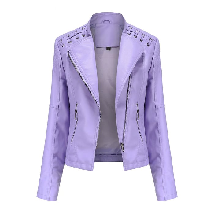 Clarisa | Gewaschene Lammfell-Lederjacke