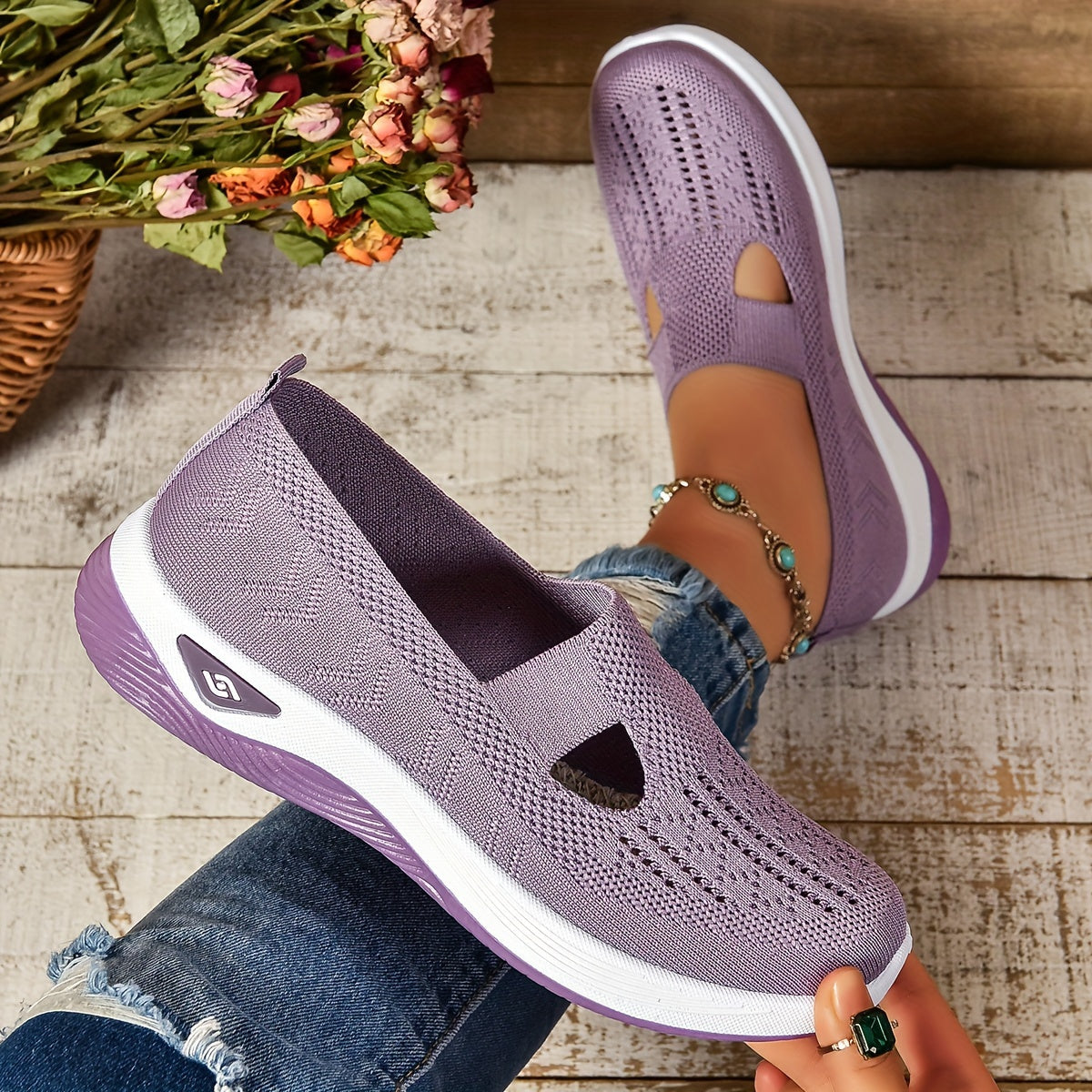 MYFTO Air Cushion Slip-On Wandelschoenen Orthopedische Diabetische Wandelschoenen, Luchtkussen Slip-On Wandelschoenen, Ademend met Boogondersteuning Gebreid Mesh Wandelen voor Vrouwen (Grijs, 8 MYFTO Air Cushion Slip-On Wandelschoenen Orthopedische Diabetische Wandelschoenen, Luchtkussen Slip-On Wandelschoenen, Ademend met Boogondersteuning Gebreid Mesh Wandelen voor Vrouwen (Grijs, 8