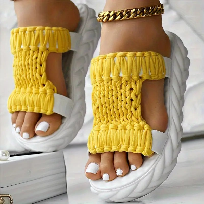Vanessa | Bequeme einfarbige Sandalen für Damen