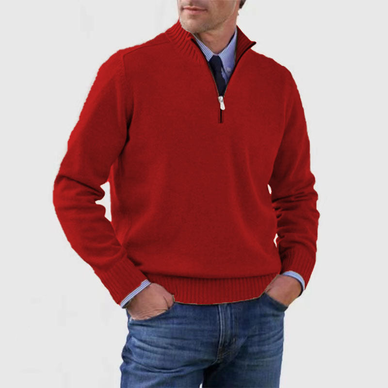 Jaico | Warmer Pullover mit Reißverschluss
