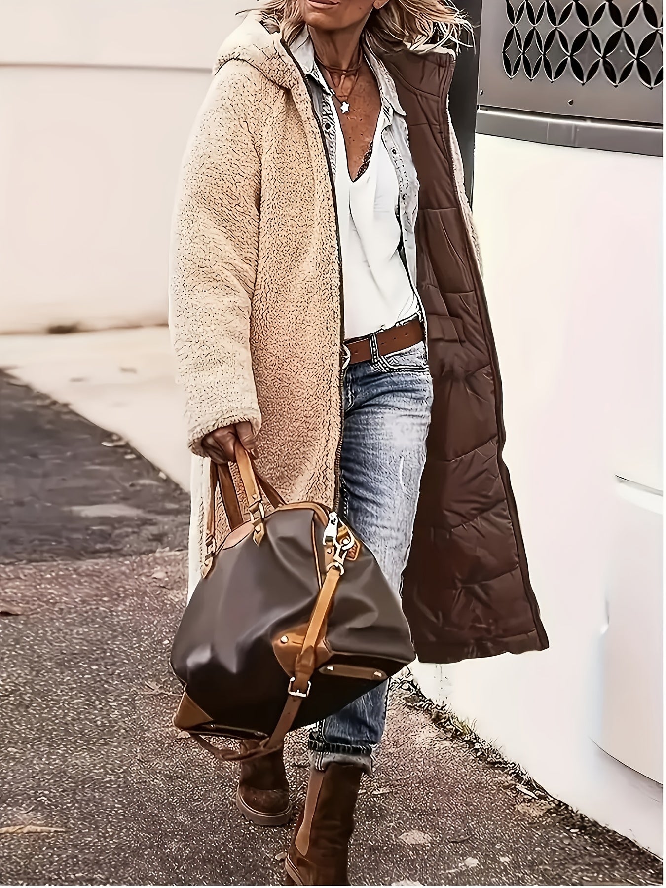 Keline | Wende-Wintermantel mit warmem Fleecefutter