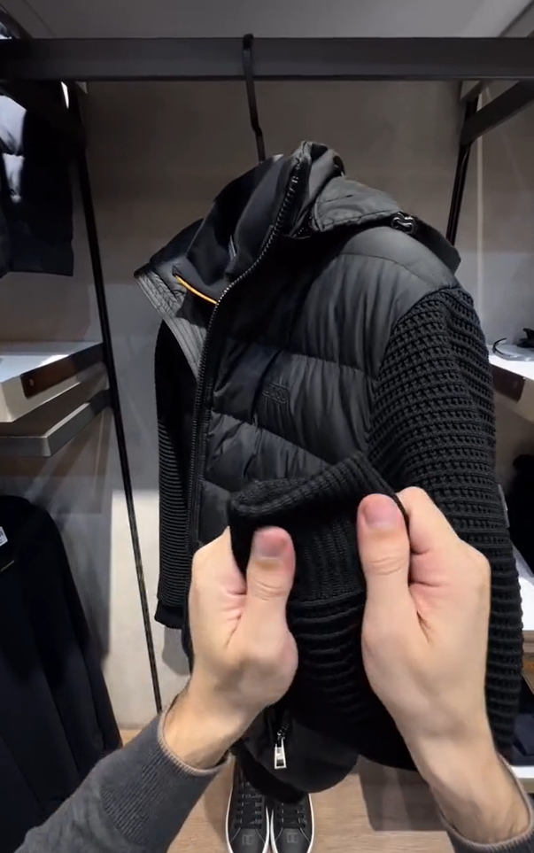 Phea | Klassische Patchwork-Daunenjacke