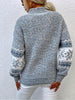 Nelia™ | Wärmender Strickpullover - Hellblau / S