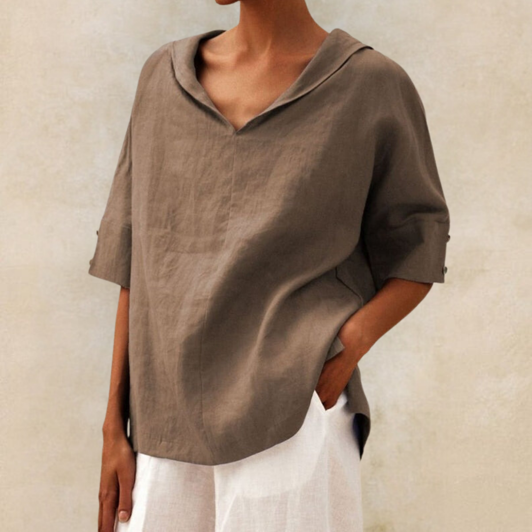 Khiara | Stilvolle VV-Bluse für Damen