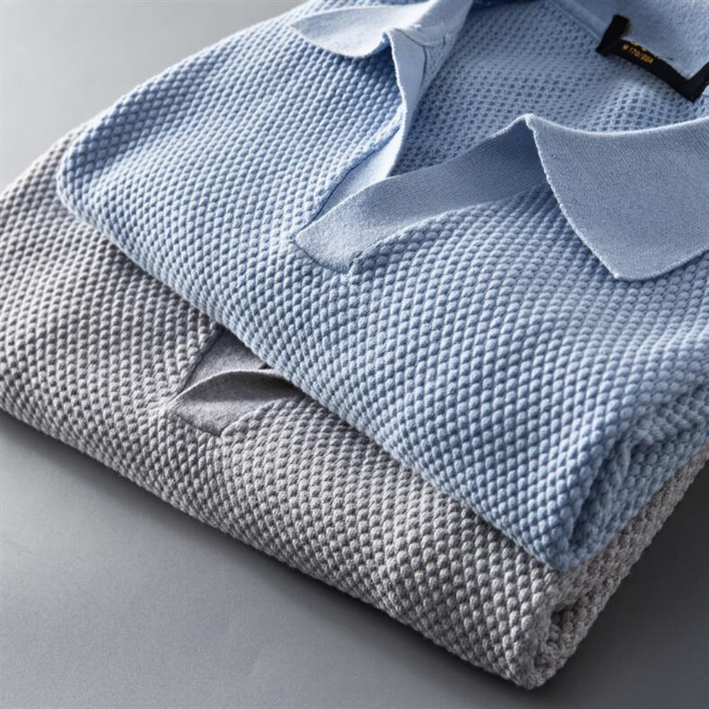 Cove | Lässiges Strick-Poloshirt